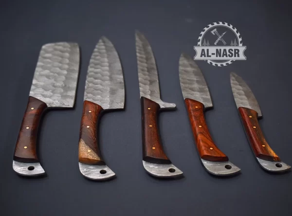 damascus steel chef knife set